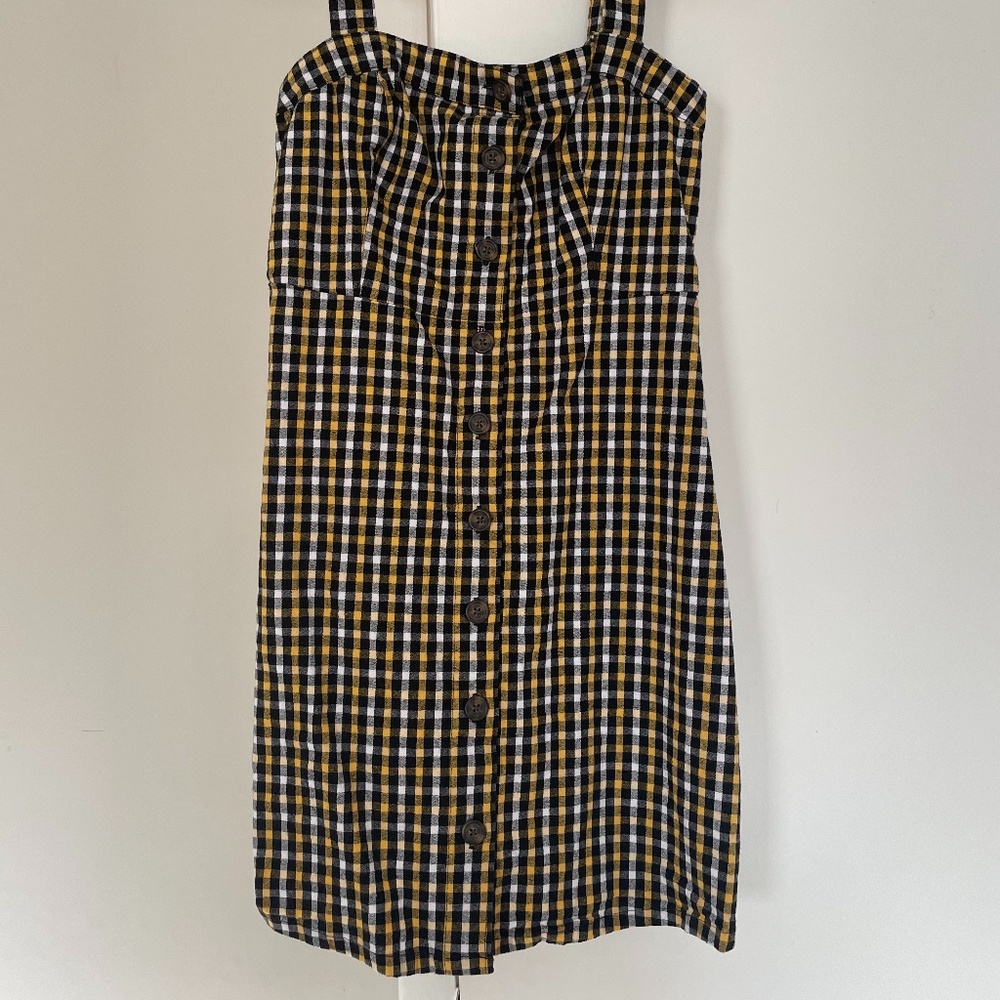 Gingham Plaid Dress (Hollister)
